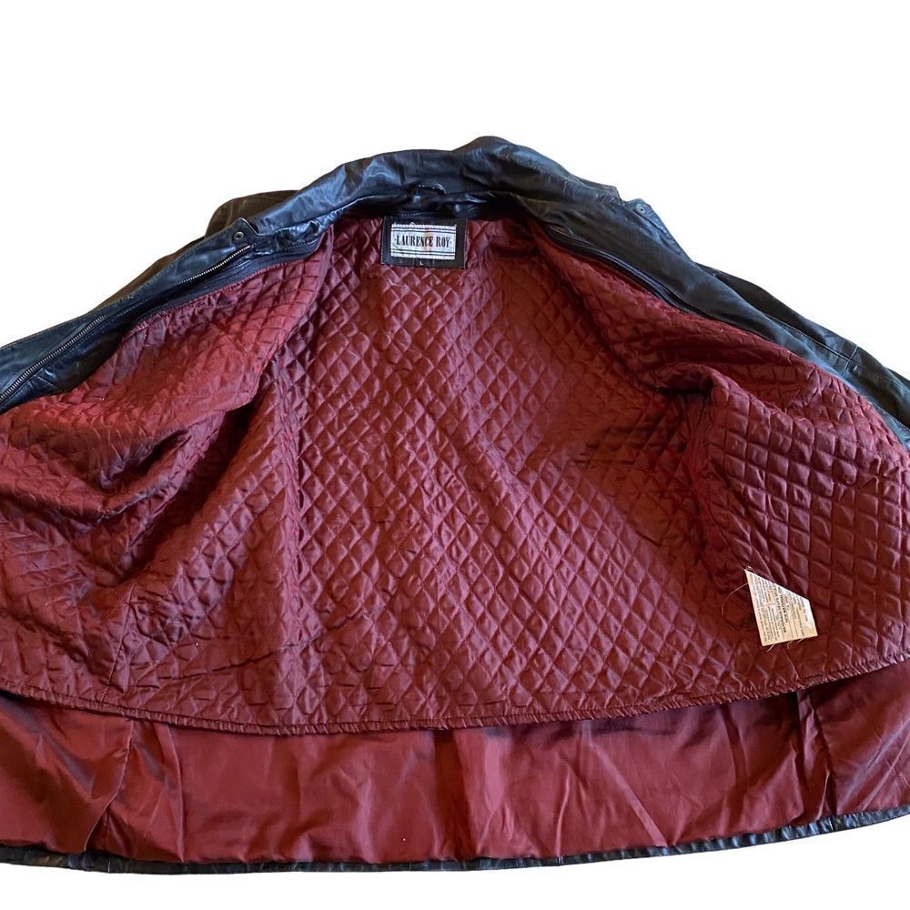 EUC Laurence Roy Leather Jacket with Removable Quilted Lining - Picture 8 of 9